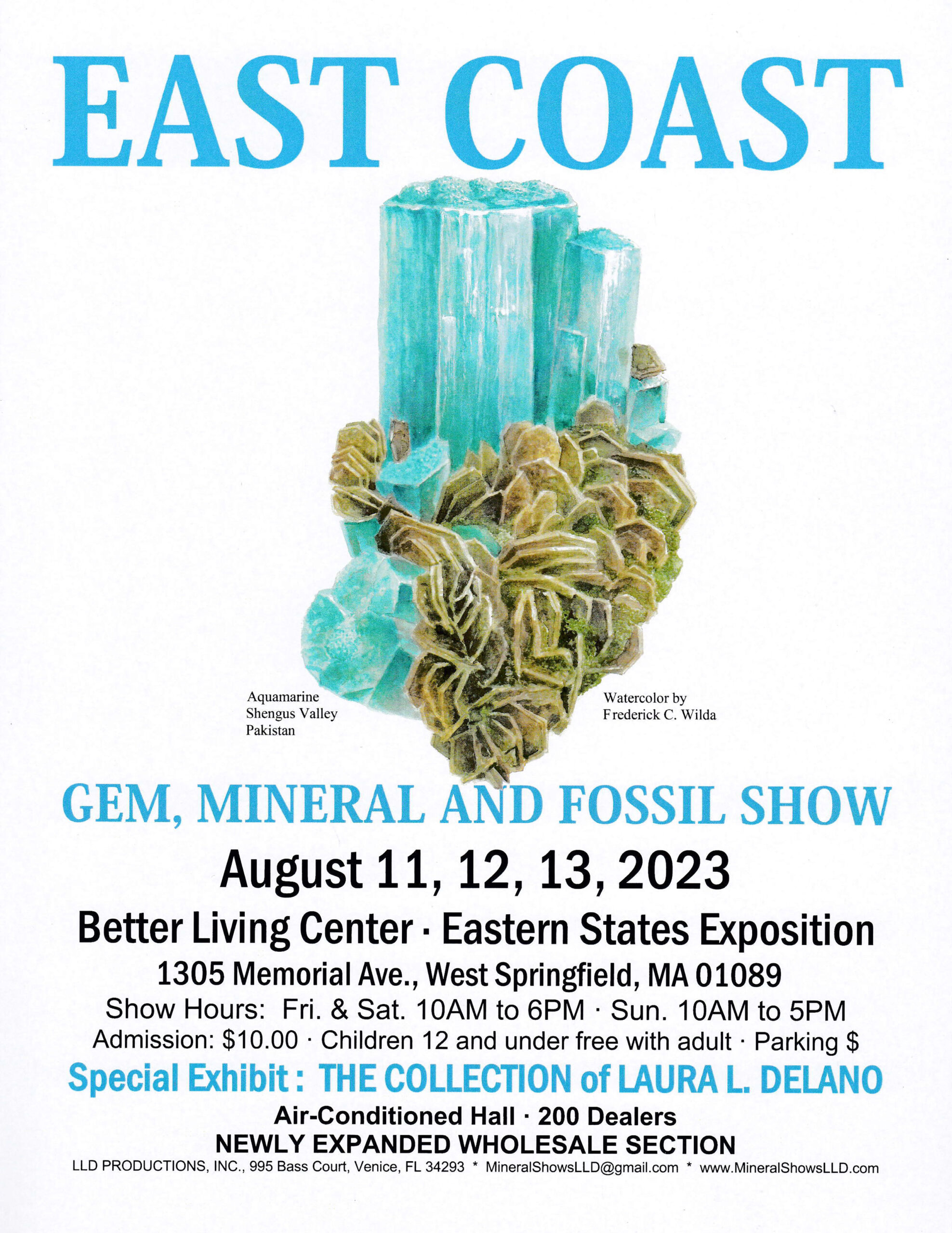 2024 East Coast Show Mineral Fossil Show LLD